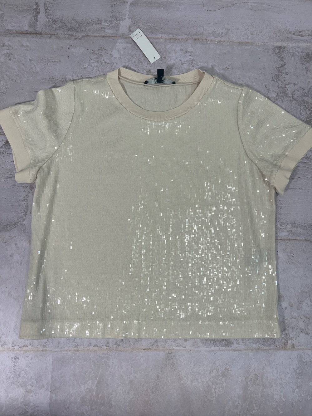 White House Black Market Sequin top